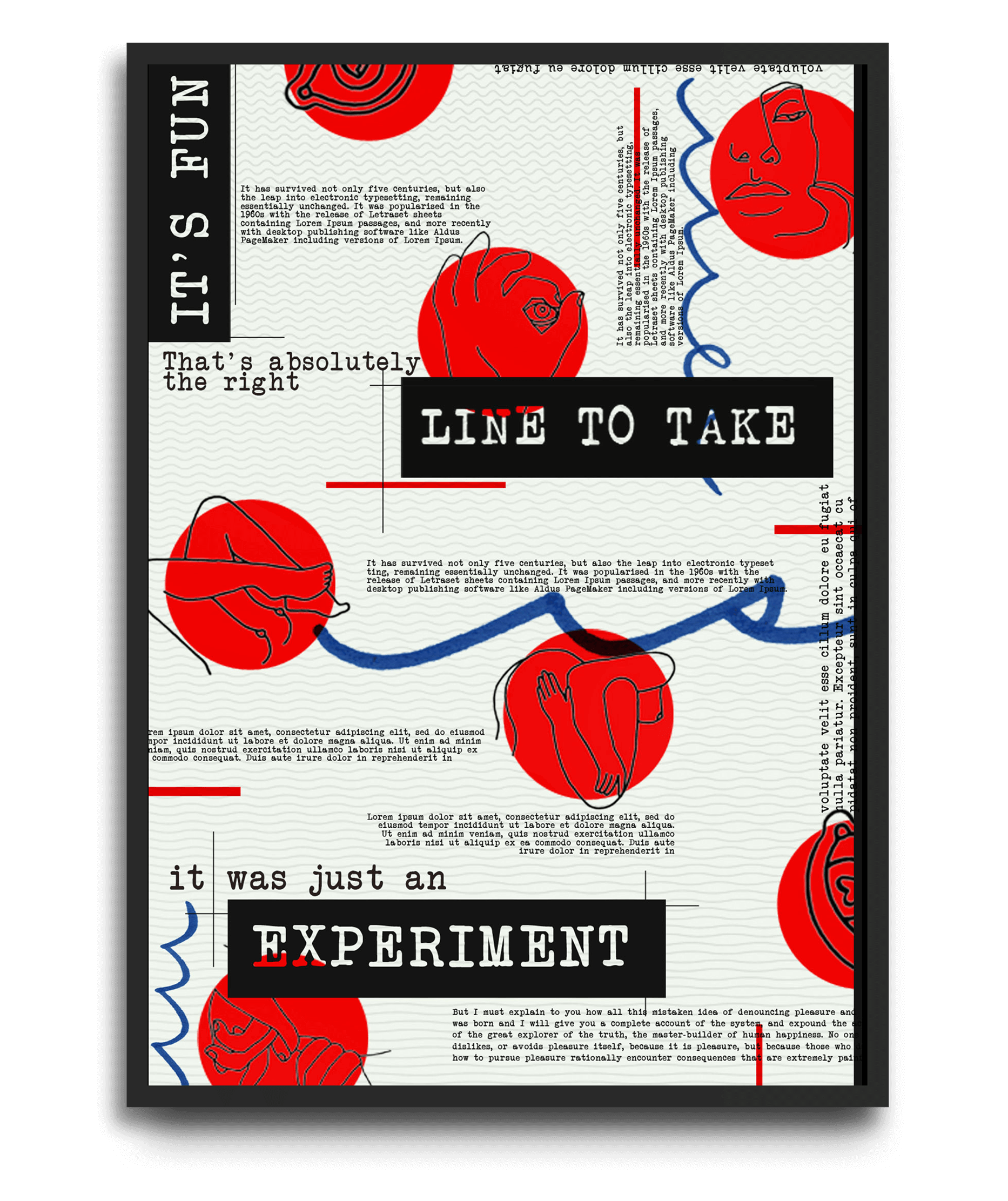 poster astratto-experiment